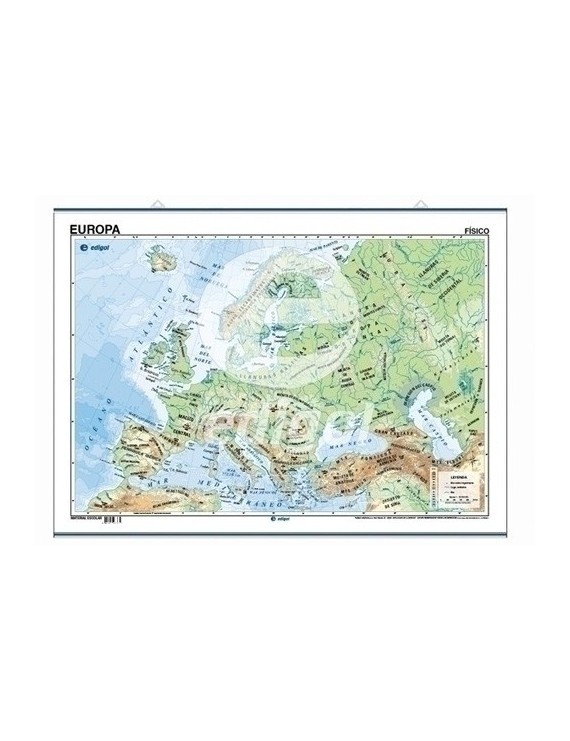 Mapa Edg.Poster 70X50 F/S Europa