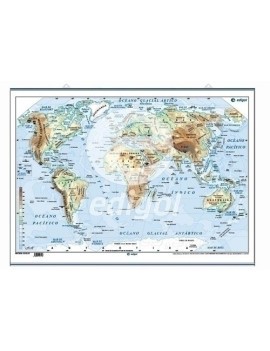 Mapa Edg.Poster 70X50 F/S Mundo