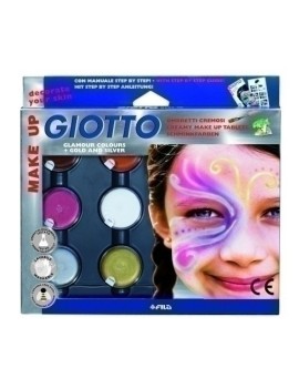 Maquill.Giotto Pintura Facial C/6