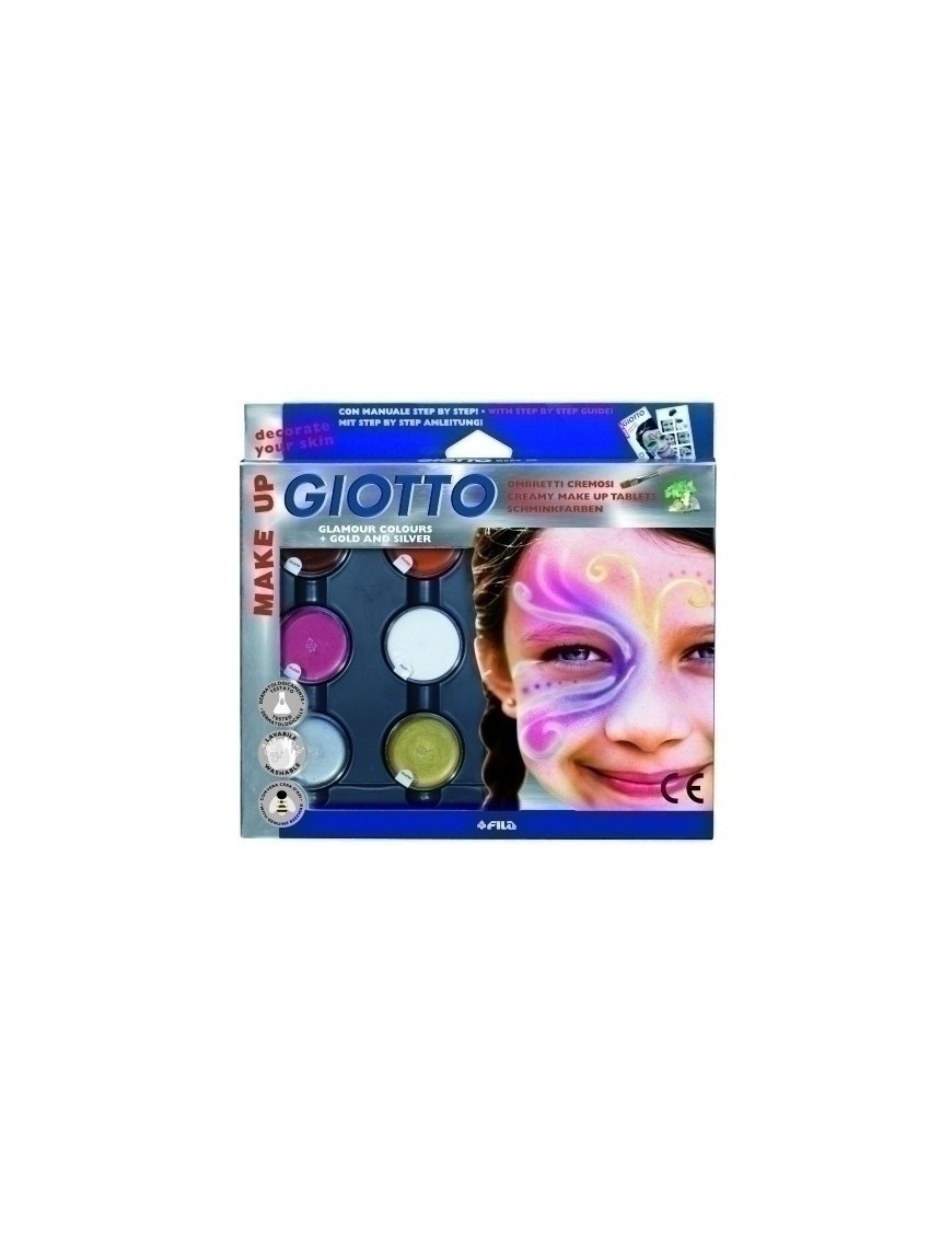 Maquill.Giotto Pintura Facial C/6