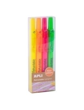 Rotul.Fluor Apli Retractable Fluor B/4