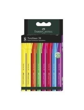 Rotul.Fluor Faber Castell 38 Pack De 8