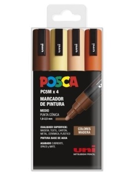 Rotul.Uni-Posca Pc-5M  Col. Madera B/4