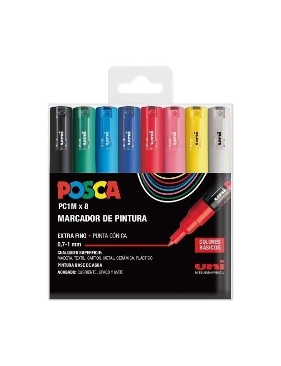 Rotul.Uni-Posca Pc-1M Basic E/8