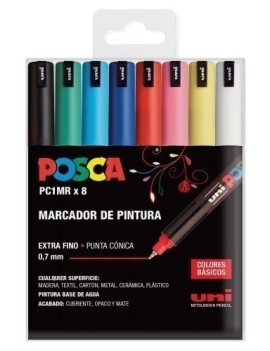 Rotul.Uni-Posca Pc-1Mr Basic E/8