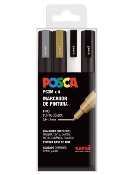 Rotul.Uni-Posca Pc-3M Gswb E/4