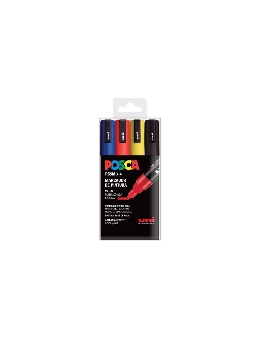 Rotul.Uni-Posca Pc-5M Basic E/4