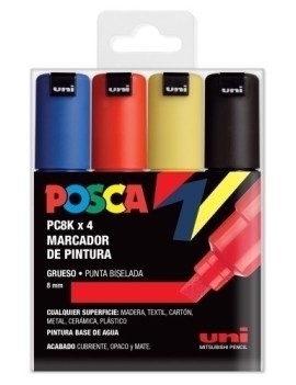 Rotul.Uni-Posca Pc-8K Basic E/4