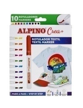 Rotul.Alpino Crea Textil Estuche 10