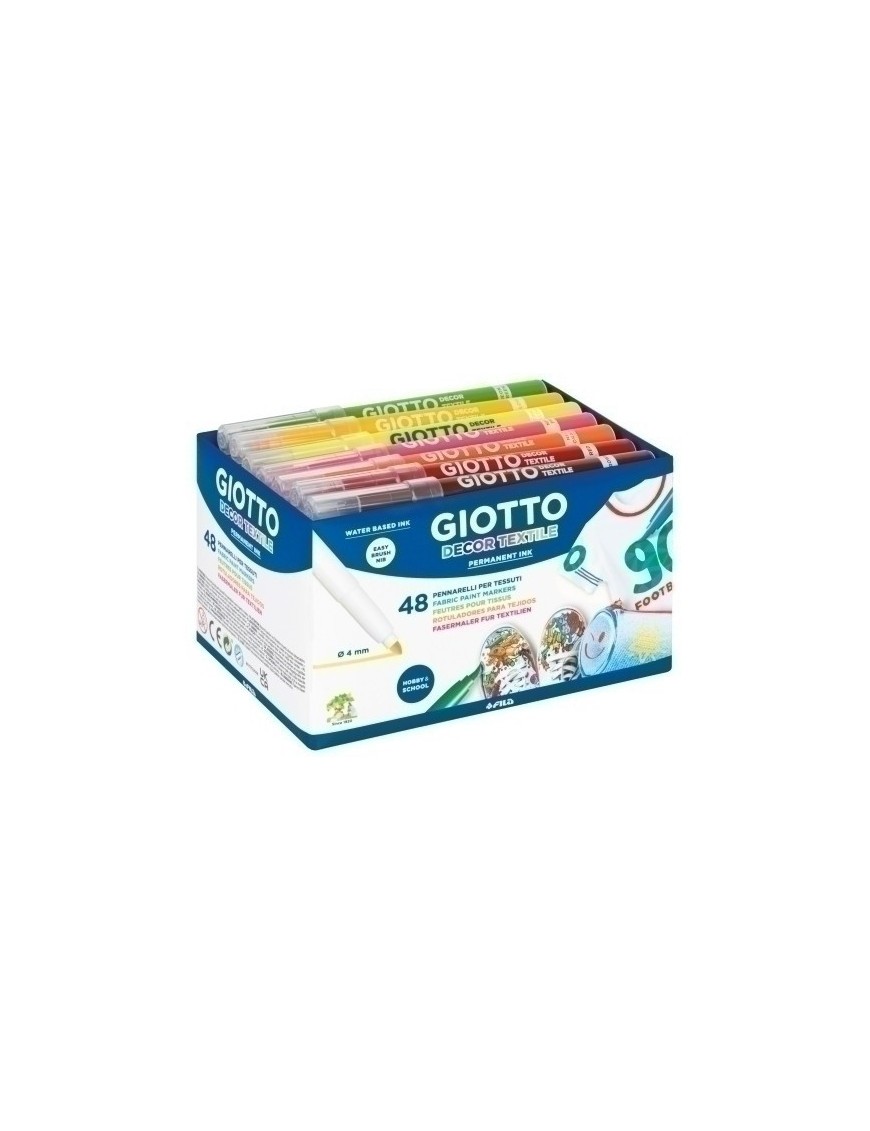 Rotul.Giotto Decor Textile Scoolpack 48