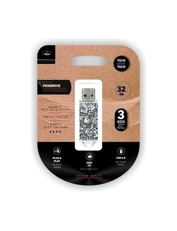 Memoria Usb 32Gb Techone Art-Deco