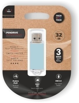 Memoria Usb 32Gb Techone Basic Azul