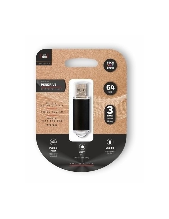 Memoria Usb 64Gb Techone Basic Negro