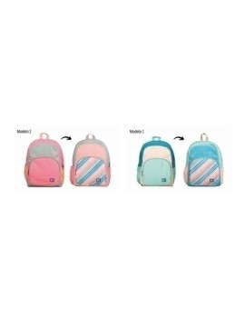 Mochila Oxford Color Block Reversible