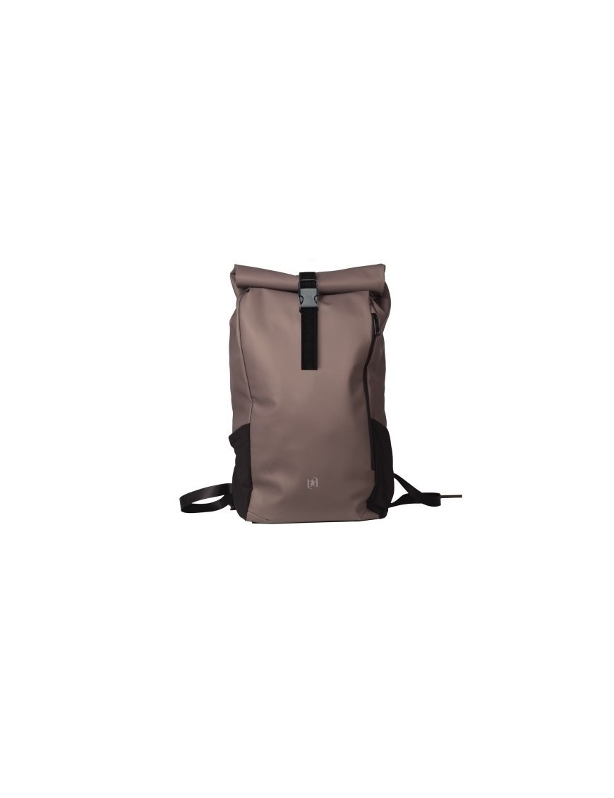 Mochila Oxford Identity Roll Top Marron