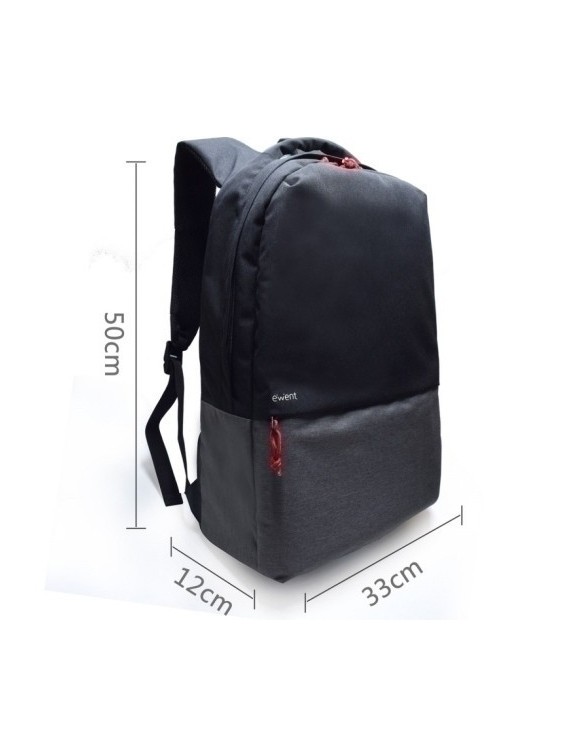 Mochila Portatil Ewent 17,3" Neg/Gris