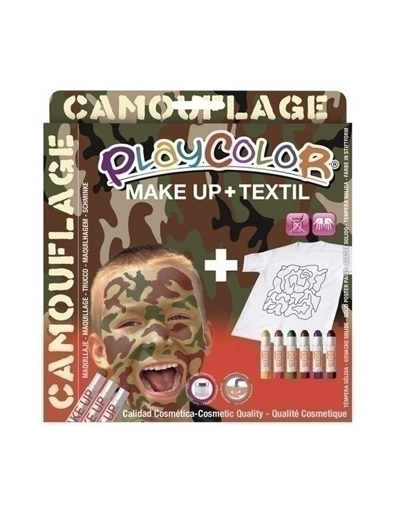 Pack Playcolor Maquill.+Textil Camouflag