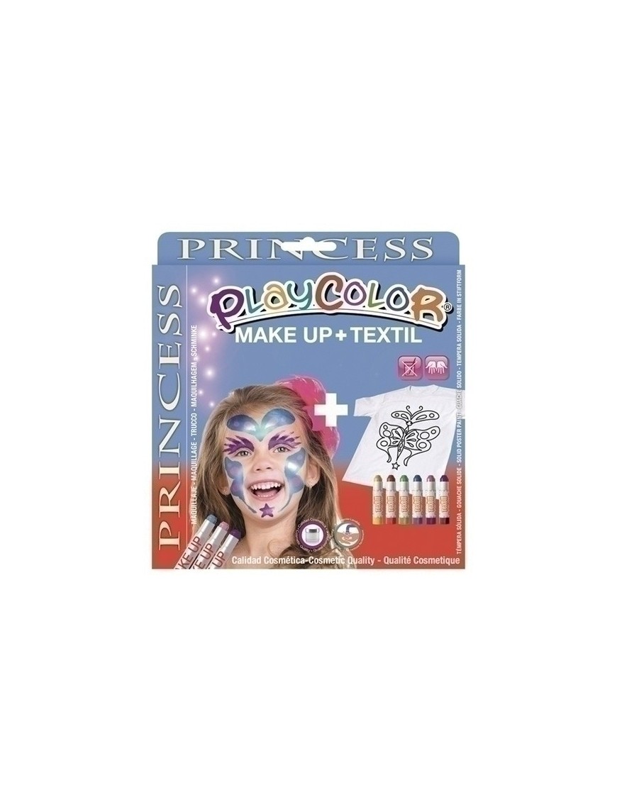 Pack Playcolor Maquill.+Textil Princess