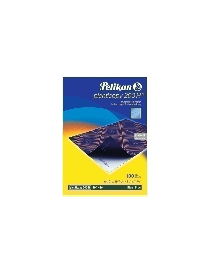 Papel Carbon Plenticopy A4 Cj.100 Azul