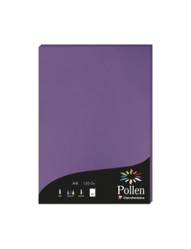 Papel Clairefontaine Pollen A4 50H Viole