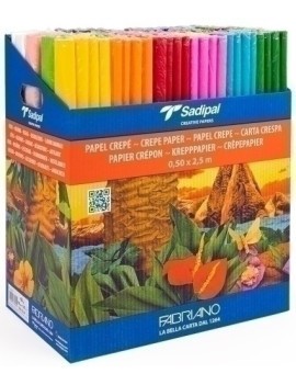 Papel Crepe Sadipal 48G 0,5X2,5 Exp.105