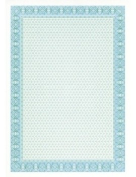 Papel Diploma A4 Apli 115G 10H Azul Turq