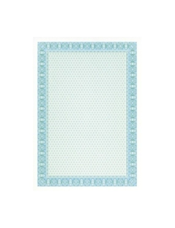 Papel Diploma A4 Apli 115G 10H Azul Turq