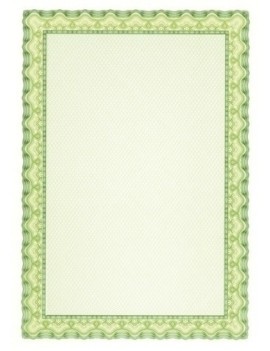 Papel Diploma A4 Apli 115G 10H Verde Esm