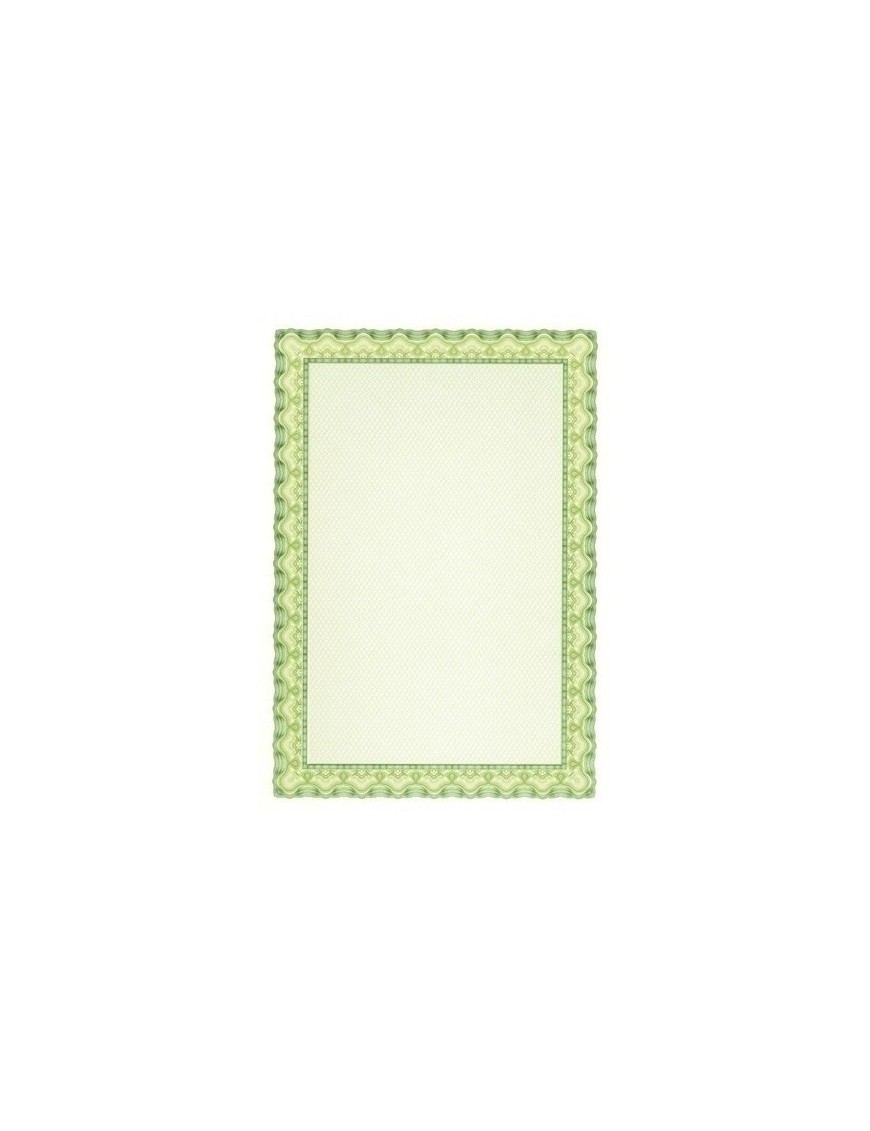 Papel Diploma A4 Apli 115G 10H Verde Esm