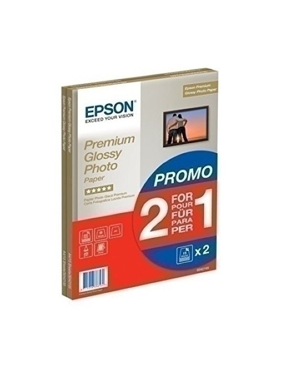 Papel Epson Glossy Photo A4 255 G 15 H