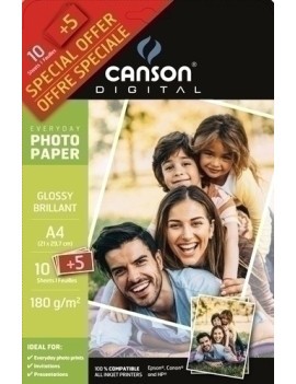 P.Inkjet Canson Foto A4 200G 15H Glos.