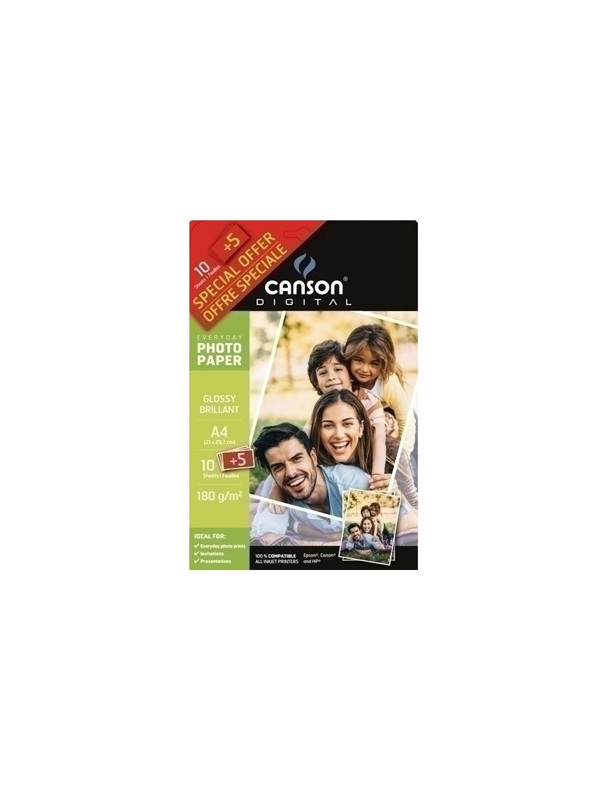 P.Inkjet Canson Foto A4 200G 15H Glos.