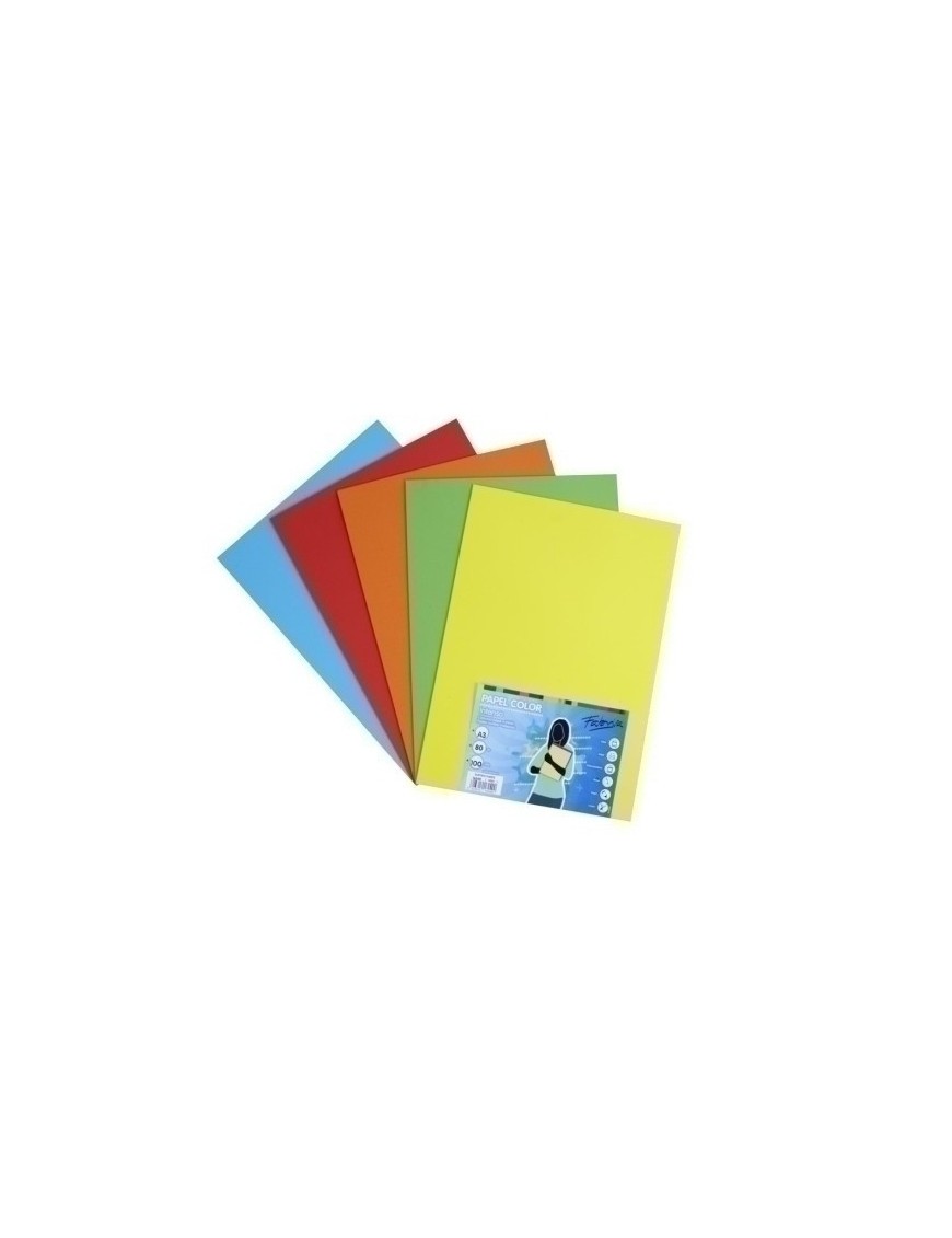 Papel Color Fabrisa A3 80G 100H S.Fuerte