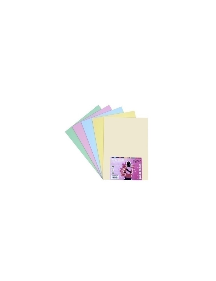 Papel Color Fabrisa A3 80G 100H S.Pastel