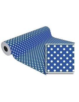 Papel Regalo Bobina Bk.31X80 Lunares