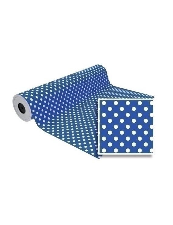 Papel Regalo Bobina Bk.31X80 Lunares