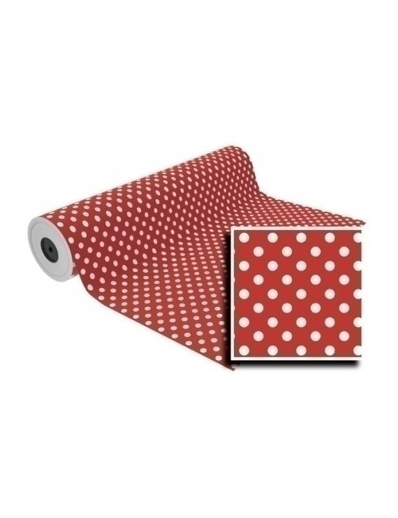 Papel Regalo Bobina Bk.62X80 Lunares