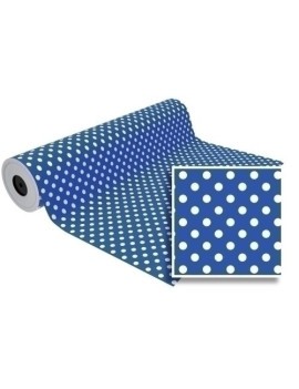 Papel Regalo Bobina Bk.62X80 Lunares