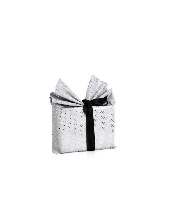 Papel Regalo Colibri 30X30 Blanco C/Punt