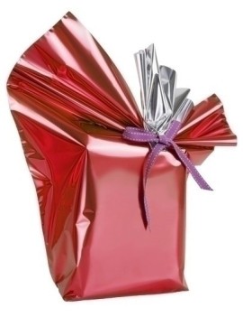 Papel Regalo Colibri 60X15 Rojo Metaliza