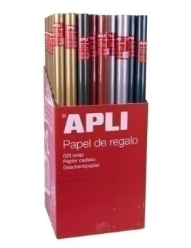 Papel Regalo Rl.Apli 0,7X2 Kraft Col(55)