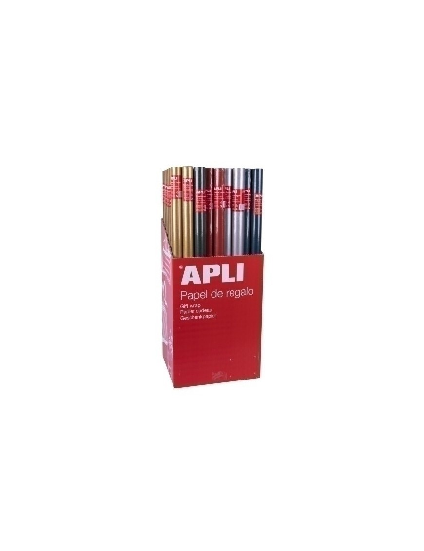 Papel Regalo Rl.Apli 0,7X2 Kraft Col(55)