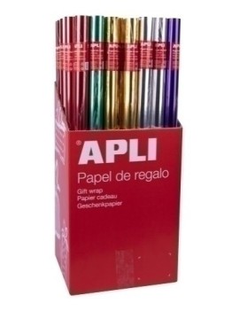 Papel Regalo Rl.Apli 0,7X2 Metal. (55)