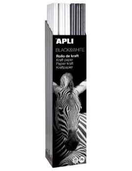 Papel Regalo Rl.Apli 1X3 Black&White (30