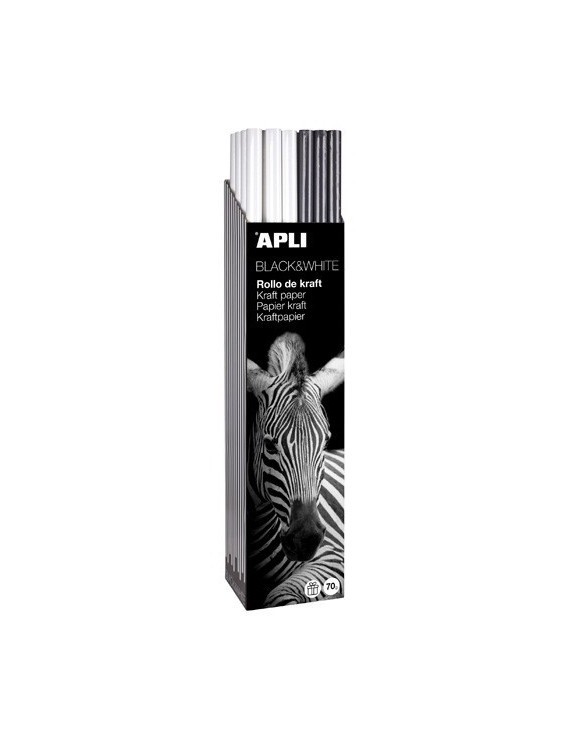 Papel Regalo Rl.Apli 1X3 Black&White (30