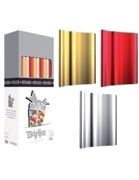 Papel Regalo Rl.Bk 0,7X1,5 Pp Met. (50)