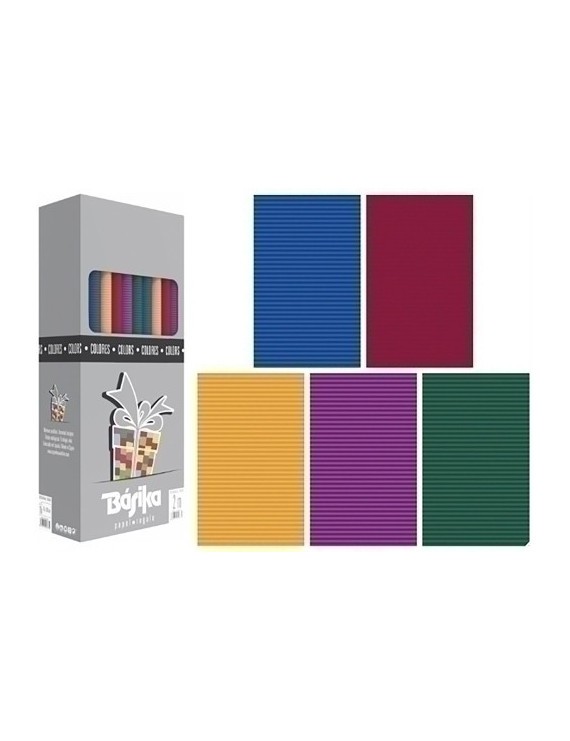 Papel Regalo Rl.Bk.0,7X2 Colores (50)