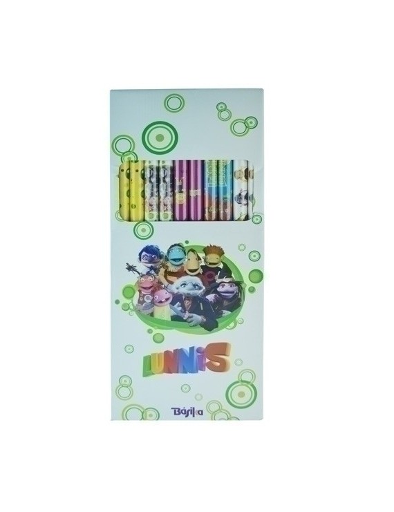 Papel Regalo Rl.Bk.0,7X2 Los Lunis (50)