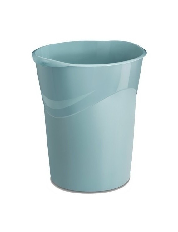 Papelera Plast.Cep Riviera Cerr. Menta