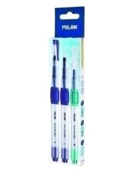 Pincel Milan De Agua Recargable C/3